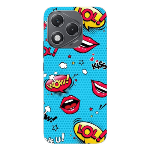 Honor 400 Lite Sticker Lol desing Transparent Silicone TPU Θήκη